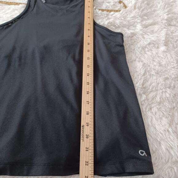 GapFit Mesh Splice Racerback Black Tank Top | Size M - Picture 5 of 8